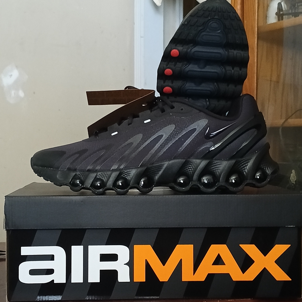 Nike Black Sneakers with Futuristic Design